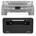 Jmtaat Front License Plate Bracket Holder For 2017-2019d F250 F350 Super Duty Replacement For Hc3z-17a385-aa Fo1068183 Bumper 