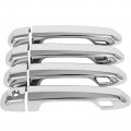 4pcs Door Handle Covers For 2010-2022 Lexus Gx460 Exterior Driver Side Passenger Car Trim Kit Chrome 