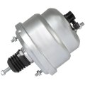 7 In Dual Power Brake Booster Chrome Universal For Street Rods Hot And Customs Buick Electra 1974 Regal Pb7537