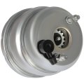 7 In Dual Power Brake Booster Chrome Universal For Street Rods Hot And Customs Buick Electra 1974 Regal Pb7537