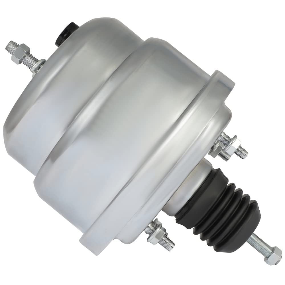 7 In Dual Power Brake Booster Chrome Universal For Street Rods Hot And Customs Buick Electra 1974 Regal Pb7537