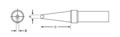 Weller Tipsoldersingle Flat1 16 600f 1 Each Ptaa6 
