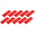 Uxcell 10 Pcs Red Plastic Rectangular Stick-on Car Reflector Sticker