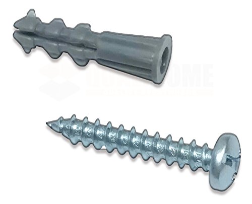 Screws & Masonry Drill Bit Details about   Ribbed Plastic Drywall Anchor 6-8 x 7/8" FREE SHIP 