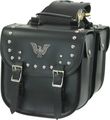 Motorcycle Saddle Bags With Studs 11 5 X 25 75 