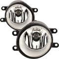 Fog Light Set For 08-14 Lexus Lx570 Japan Built Capa Certified Halogen Pair With Clear Lens And Chrome Housing 
