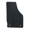 Velour Floor Mats For Audi Q3 2011 To 2018 Custom Fit Front And Rear Black Carpet Liners Anti Slip All Season Full Set
