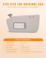 Ocpty Gray Sun Visor Left Side Without Sunroof Fit For 2008 2009 2010 2011 2012 2013 2014 Subaru 92011fg032me