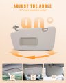 Ocpty Gray Sun Visor Left Side Without Sunroof Fit For 2008 2009 2010 2011 2012 2013 2014 Subaru 92011fg032me