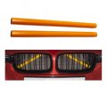Originaleuro Orange Front Grill Vbar Brace Decoration Cover Trim Stripe Compatible For Bmw 1 2 3 4 5 7 8 Series 