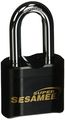Sesamee K637 4 Dial Bottom Resettable Combination Brass Padlock With 2-inch Shackle And 10000 Potential Combinations 