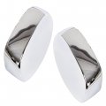 Kuafu Pair Chrome Mirror Half Caps Compatible With 2007-2014 Chevy Silverado Gmc Sierra Avalanche Tahoe Suburban Yukon Escalade