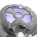 Httmt Mt313-004a- Blue Led Engine Clutch Cover See Through Compatible With Kawasak Zx14r 2006-2014 Zzr-1400 Chrome Right Side