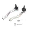 2pcs Front Outer Tie Rod Ends Kit Suspension Steering End For Toyota Echo 2000-2005 Drag Link No 4504659026 4504759026 