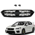 Front Bumper Grille Center Grill Honeycomb Black Replacement For 2018-2021 Wrx 91121va160 91121va150