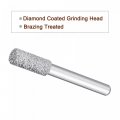 Uxcell Diamond Mounted Points 60 Grit 8 5mm Brazed Grinder Cylinder Head 6mm Shank Grinding Rotary Bit Marble Stone Carving