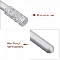 Uxcell Diamond Mounted Points 60 Grit 8 5mm Brazed Grinder Cylinder Head 6mm Shank Grinding Rotary Bit Marble Stone Carving