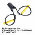 Ignition Coil And Wire Cap Replacement For Honda Vtx1300 2004-2009 30510-mm8-003 30510-mcc-003