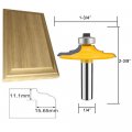 Router Bit Set 4pcs 1 4 In Shank Door And Drawer Front Edging Bits Miter Frame Crown Molding Wood Milling Cutter Carbide Cnc