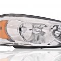 G-plus Headlights Assembly Compatible With 2006-2007 Chevy Monte Carlo 2006-2013 Impala 2014-2016 Limited Bumper Headlamp Right