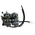 Dual Carburetor Assy Set Chamber For Honda Rebel Cmx250 Ca250 Ca Cmx 250 C Metal Silver Replacement Part 32d3 