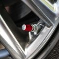 Tarpon Fishing 5 Valve Stem Caps For Tire Rim Wheel Aluminum Red