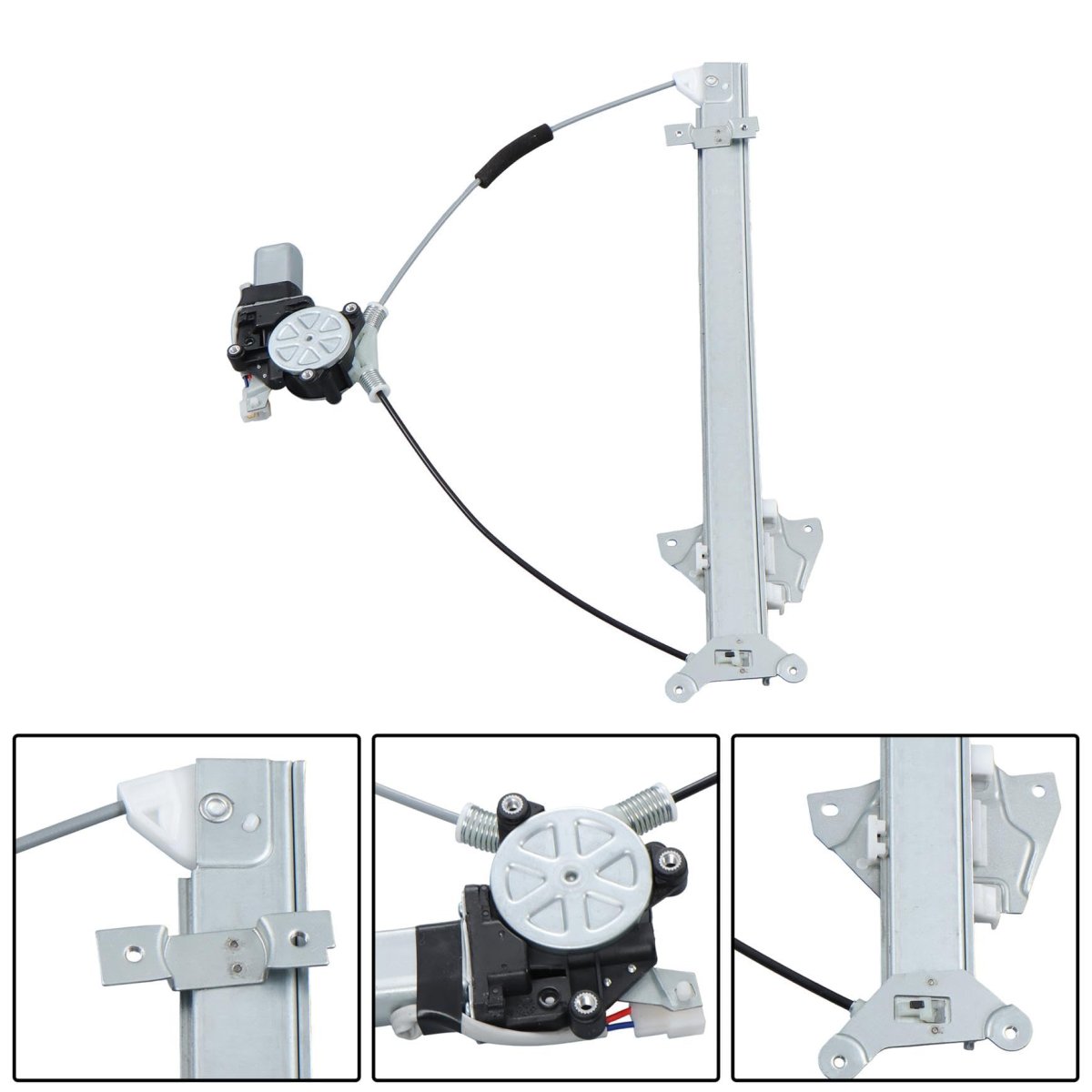 Power Window Regulator With Motor Front Right Side Replacement For Mitsubishi Montero 1992-2000 741-941
