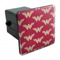 Wonder Woman Movie Red Logo Pattern Tow Trailer Hitch Cover Plug Insert