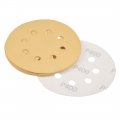 5 Inch 8 Holes Sanding Discs 400-grits Hook And Loop Flocking Sandpaper Sand Paper For Orbital Sander 5pcs