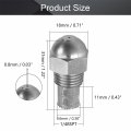 Mromax 1pcs Mist Nozzle 1 4bspt 0 8mm Orifice Dia Stainless Steel Fine Atomizing Spray Tip
