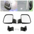 Side View Mirror Set For 2013 Polaris Ranger Xp 900 Lock N Ride Cab Frame Not Round Roll Bars Rear Rearview Mirrors Left Right 