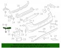 Genuine Filler Piece Left Vw Golf R32 Gti Rabbit 5g1 Au1 5g6807509