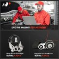 A-premium Engine Motor Mount And Torque Strut Kit Compatible With Ford Edge 2011-2014 Taurus 2008-2012 X 2008-2009 Flex