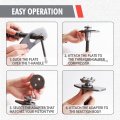 Cartman 12pc Heavy Duty Disc Brake Caliper Tool Kit Universal Front And Rear Piston Screw-in Wind Back Rewind Compression
