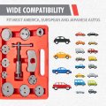 Cartman 12pc Heavy Duty Disc Brake Caliper Tool Kit Universal Front And Rear Piston Screw-in Wind Back Rewind Compression