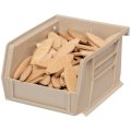 Akro-mils 30210 Akrobins Plastic Hanging Stackable Storage Organizer Bin 5-inch X 4-inch 3-inch Stone 24-pack 