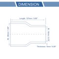 1 Pcs 19-38mm 0 75 -1 Id 127mm 50 Length 0 Degree Black Car Silicone Hose Coolant Universal