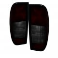 1998-2004 For Nissan Frontier Pickup Truck Oe-style Smoke Red Lens Tail Light Housing Lamp Assembly Replacement Driver 