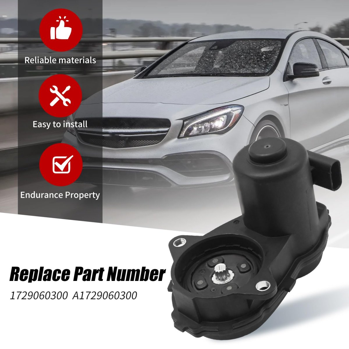Rear Right Parking Brake Actuator 1729060200 For Mercedes Benz B250 B250e Cla Cla250 Gla45 Gla250 Slk55 Slk250 Slk300 Slk350