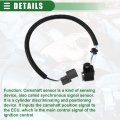 Motoforti Engine Crankshaft Position Sensor Crank For Honda Civic 1996-2000 Abs 37500-p2f-a01 Black