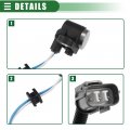 Motoforti Engine Crankshaft Position Sensor Crank For Honda Civic 1996-2000 Abs 37500-p2f-a01 Black