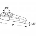 Prime-line Pl 15750-a Storm Door Panel Clips 1 In Reach Plastic Construction Clear 25 Pack