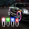 Blue Elf Red Led Wheel Lights Bike Tire Valve Stem Neon Light Bulb For Car Motorcycle Tyre Dust Cap Safety Waterproof Spoke 