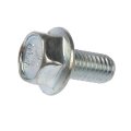 Flange Hex Head Cap Screw M8 1 25 Metric Thread Steel Silver 10 9 Heat Hardened Pieces Alx-pau-rb-459-416-cl360a50 