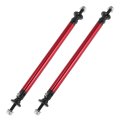 2pcs 150mm 5 91 Splitter Support Rods Adjustable Front Rear Bumper Lip Strut Rod Tie Bars Fit Most Vehicle Red 