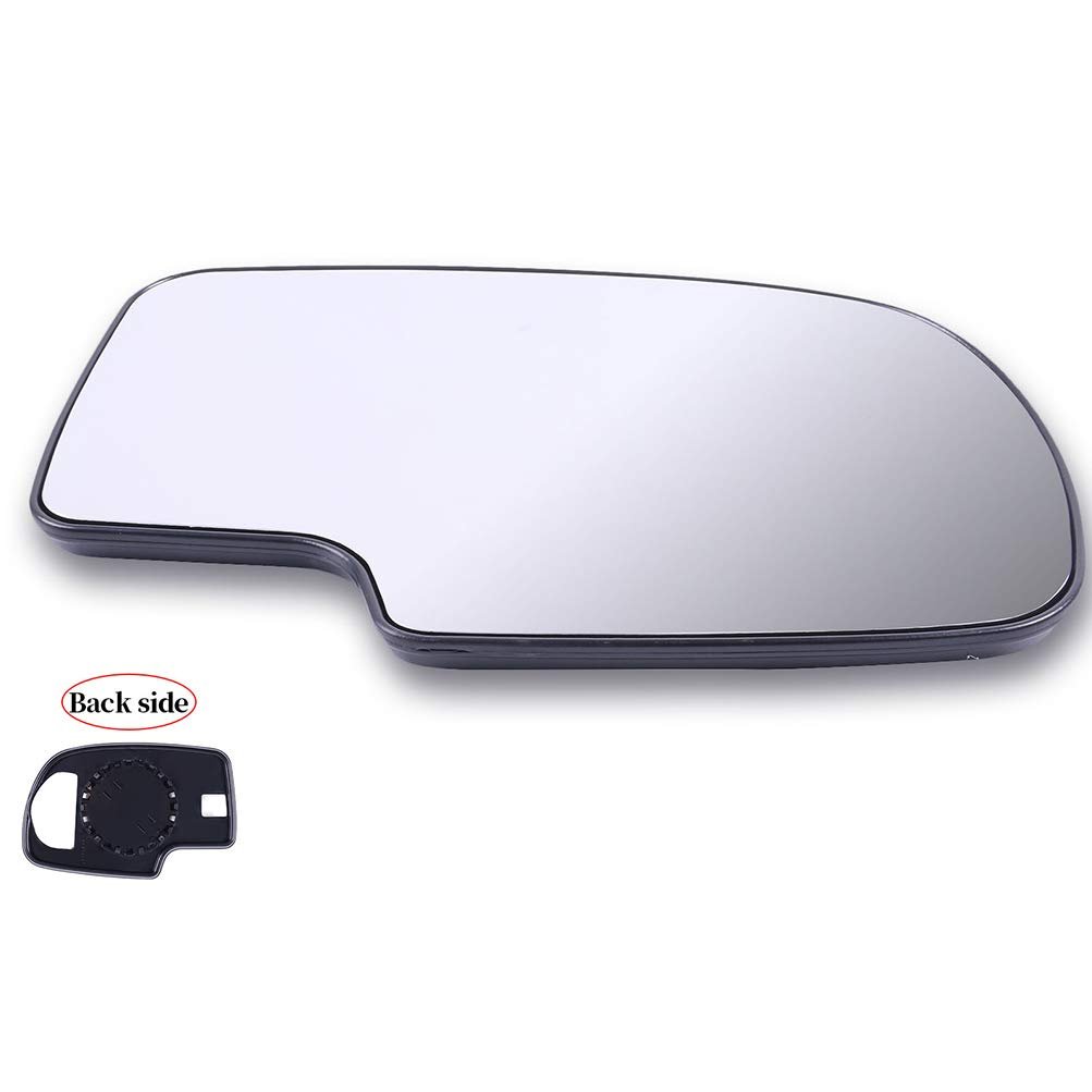 Right Side Replacement Mirror Glass Fit For 1999-2007 Chevy Silverado Pickup 2000-2006 Suburban Non-heated 12477844