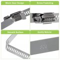Uxcell Rectangular Hose Clamps 3 X 2 304 Stainless Steel Square Duct Pipe Clamp For Ducting Securing Cable And Bridge Project