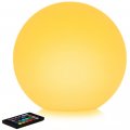 12 Inch Solar Glowing Ball Light Outdoor Garden Globe W Remote Rgb Color Changingaterproof Large Orb Landscape Lighting Mood 