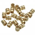 Uxcell M8 Threaded Inserts 20 Pcs Metric Knurled Nuts Brass Heat-set For Plastic 3d Printing Components 