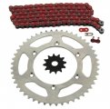 Suzuki Rm125 Rm 125 Red Non O Ring Chain And Sprocket 12 49 520x112l